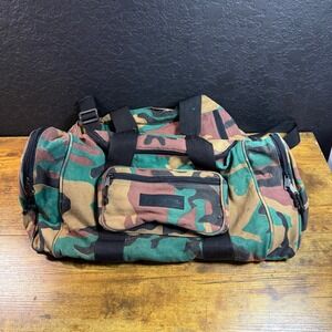 Remington Camouflage Duffel Bag Travel Gym Sports Gear Duffle Carryon